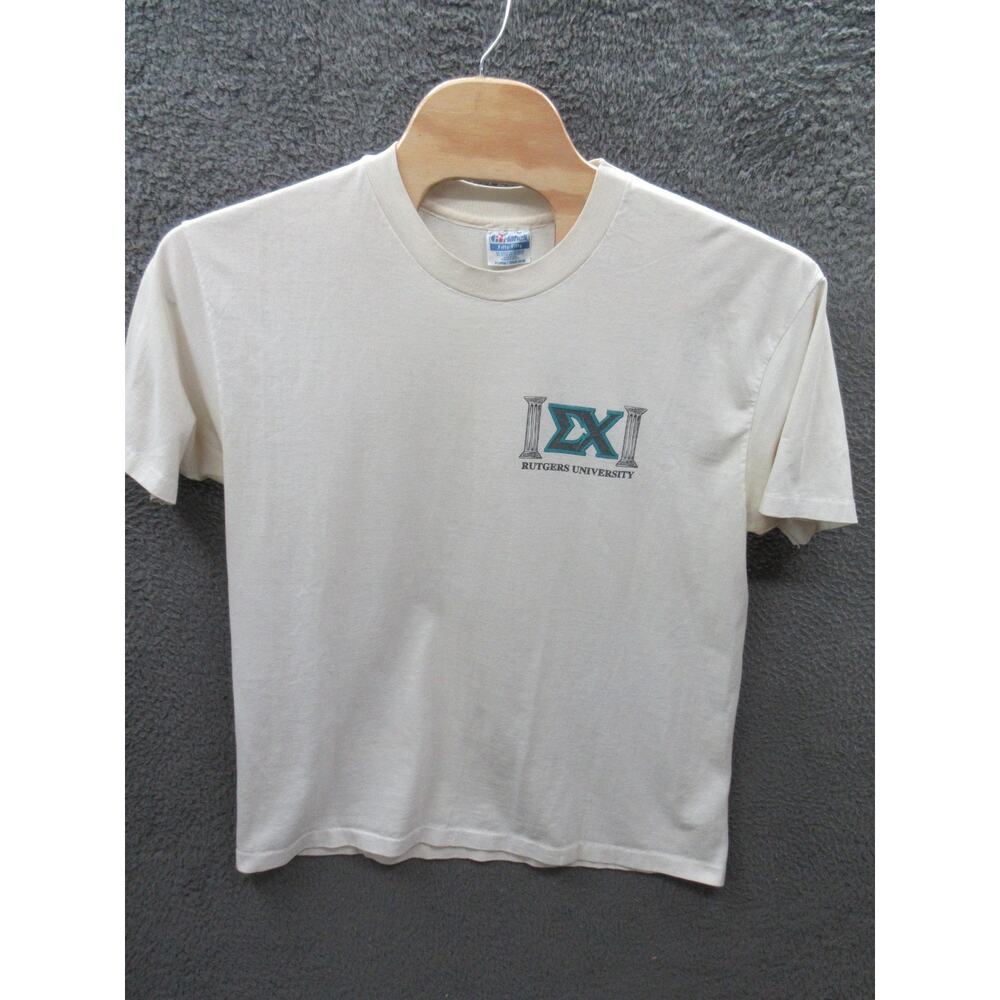 Vintage RUTGERS UNIVERSITY Sigma Chi 1993 5th Annual Derby Days Men XL T-shirt
